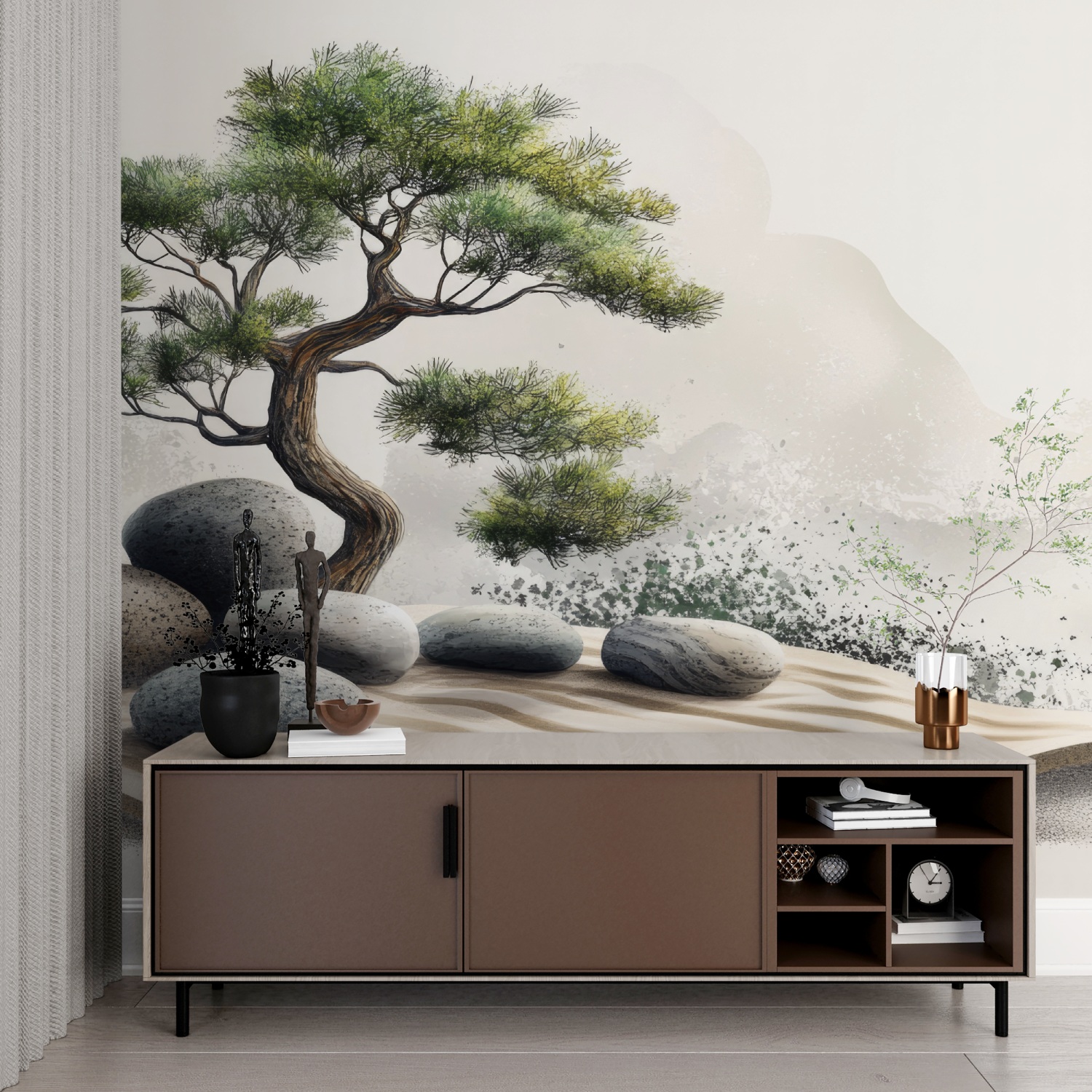 Japanese Tree Zen Wallpaper | Murals Wallpaper