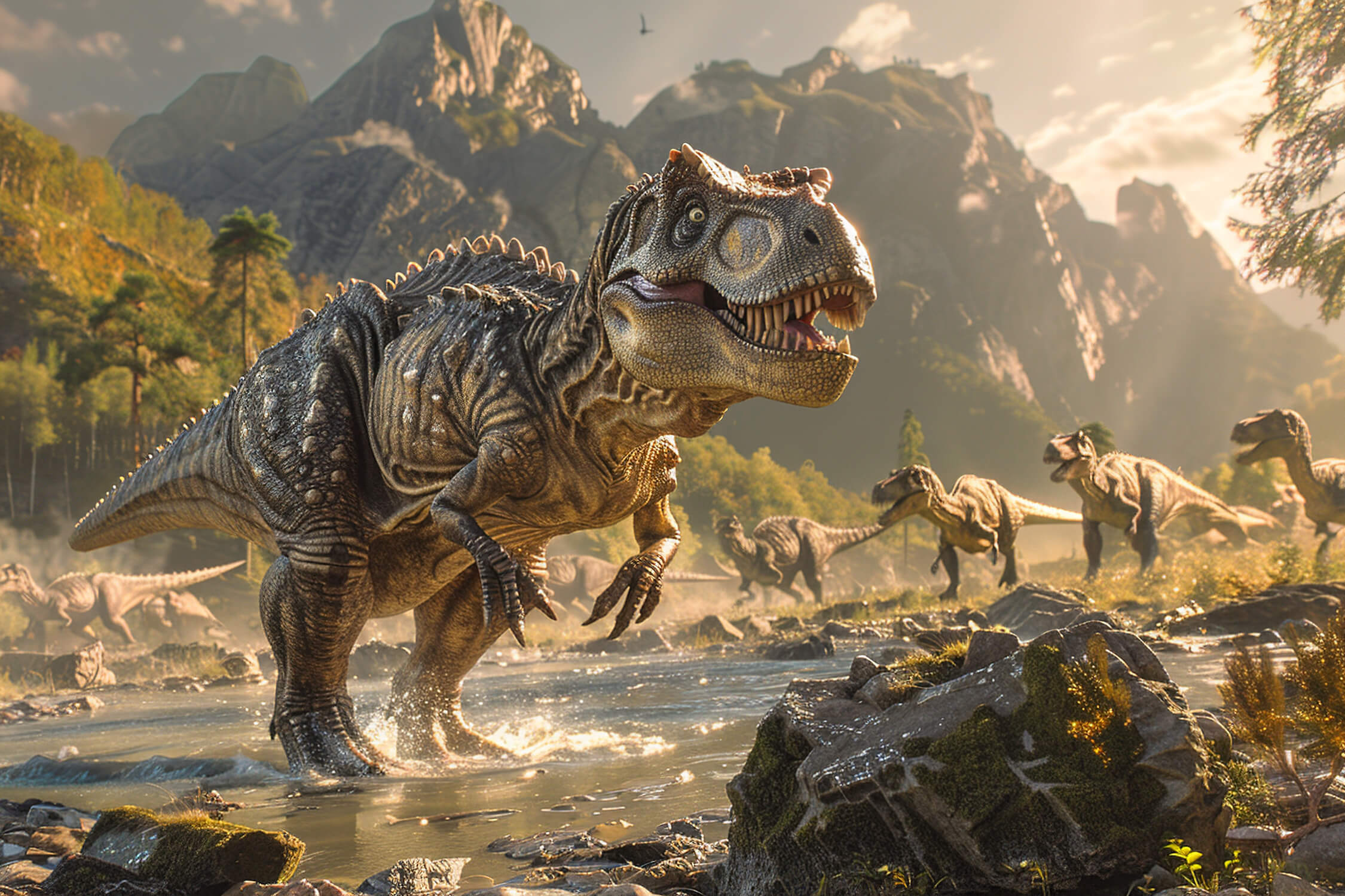 Allosaurus Dinosaur Wallpaper | Murals Wallpaper