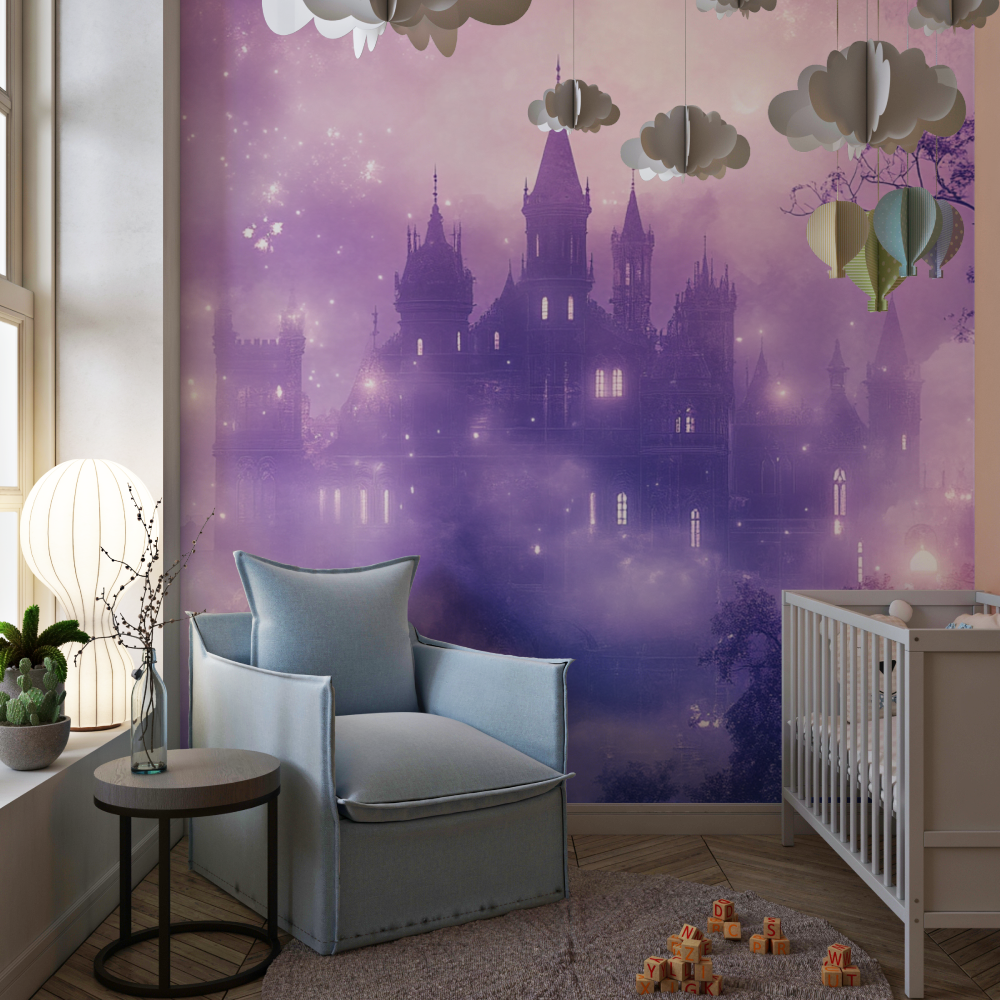 Purple Castle Wallpaper | Murals Wallpaper