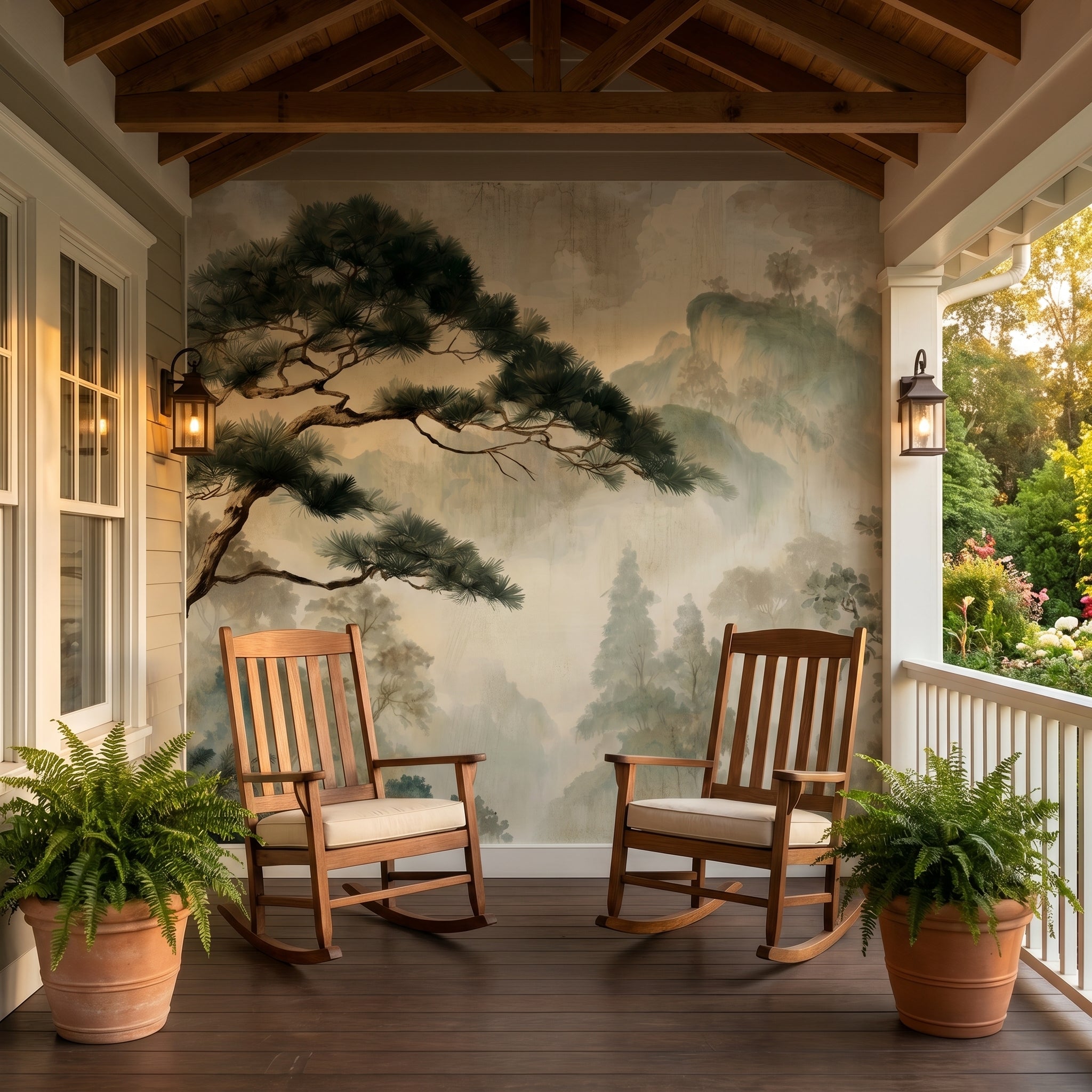 Panoramic Forest Open View Wall Mural Batch
