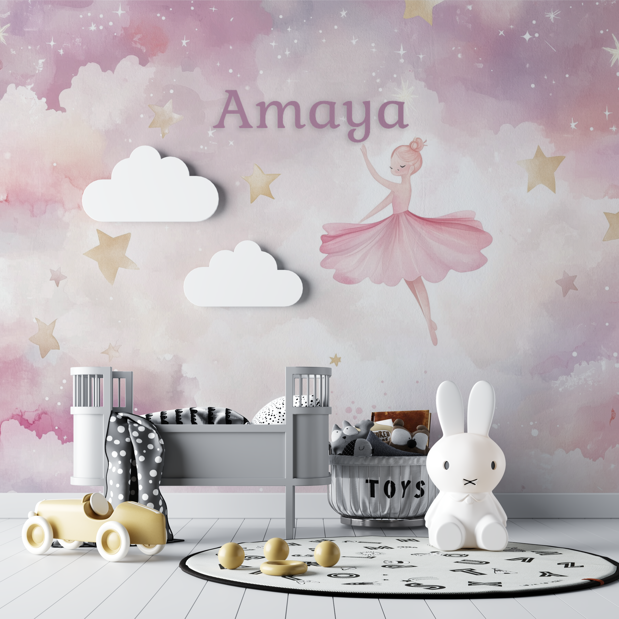 Dancer Name Wallpaper | Murals Wallpaper