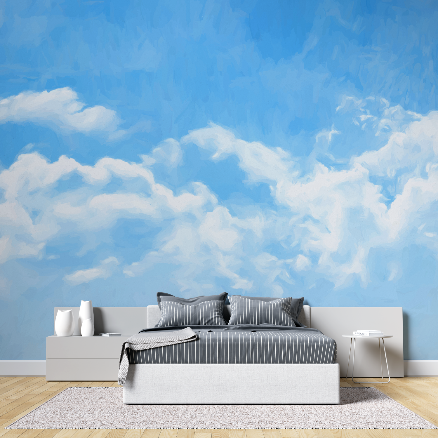 Himmel-Wolken-Wandbild | Wandtapete