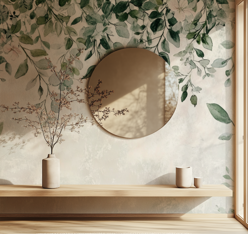 Vintage Floral Wallpaper for Girls' Room | Murals Wallpaper