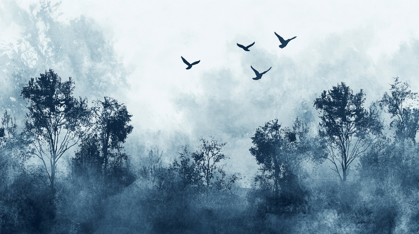 Tree Bird Wallpaper | Murals Wallpaper