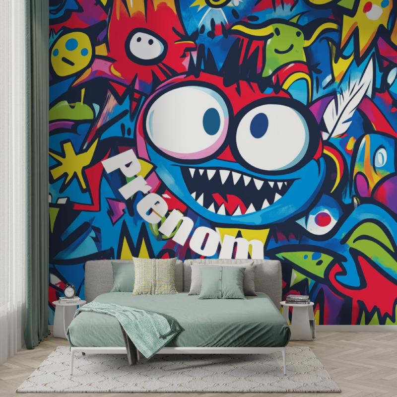 Graffiti Wallpaper with Name | Murals Wallpaper