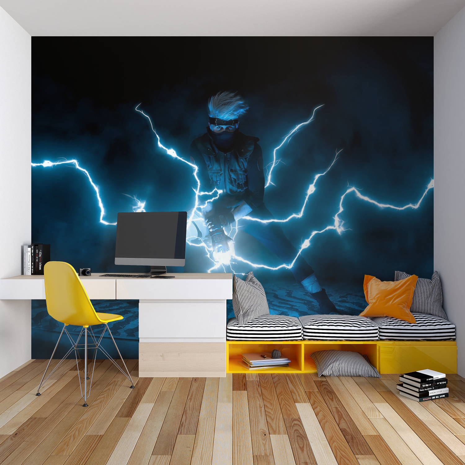 Naruto Electric Shetukin Wallpaper | Murals Wallpaper