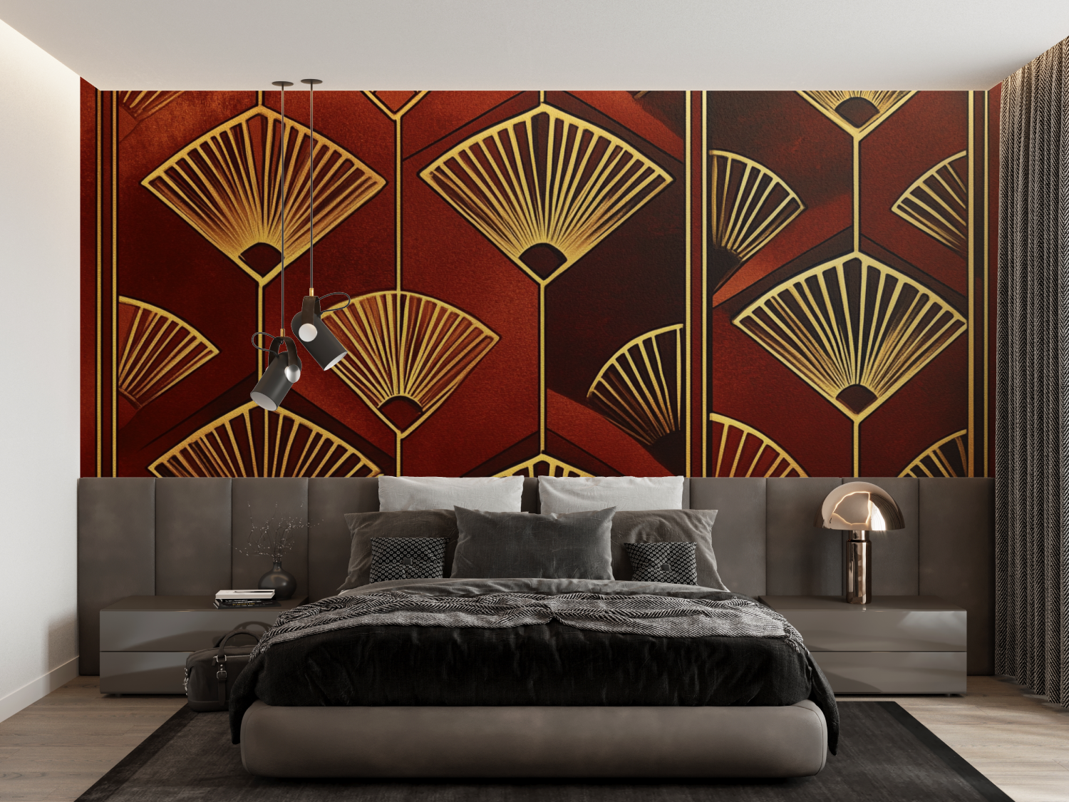 Terracotta Art Deco Trend Wallpaper | Murals Wallpaper
