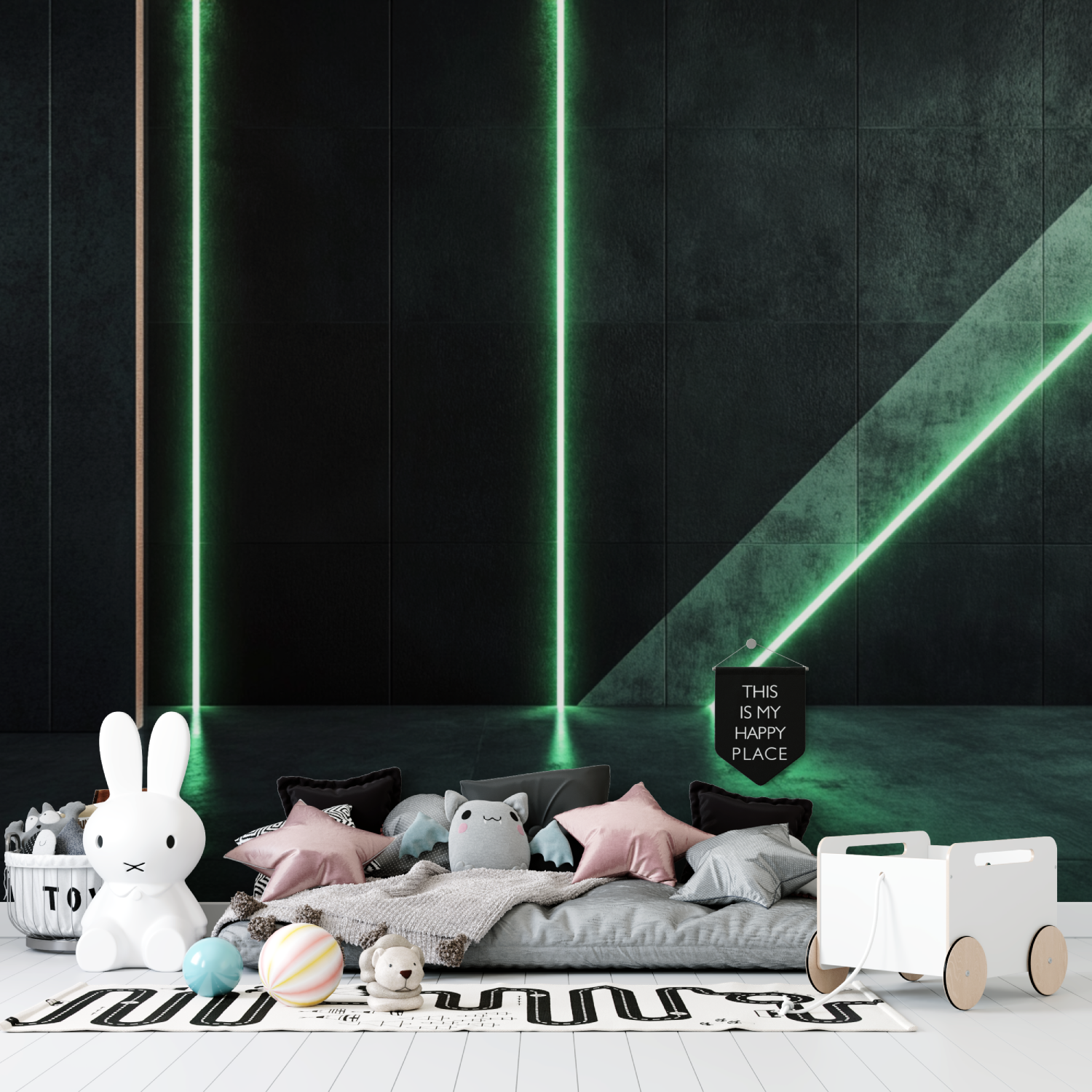 Futuristic Kids' Room Wallpaper | Murals Wallpaper