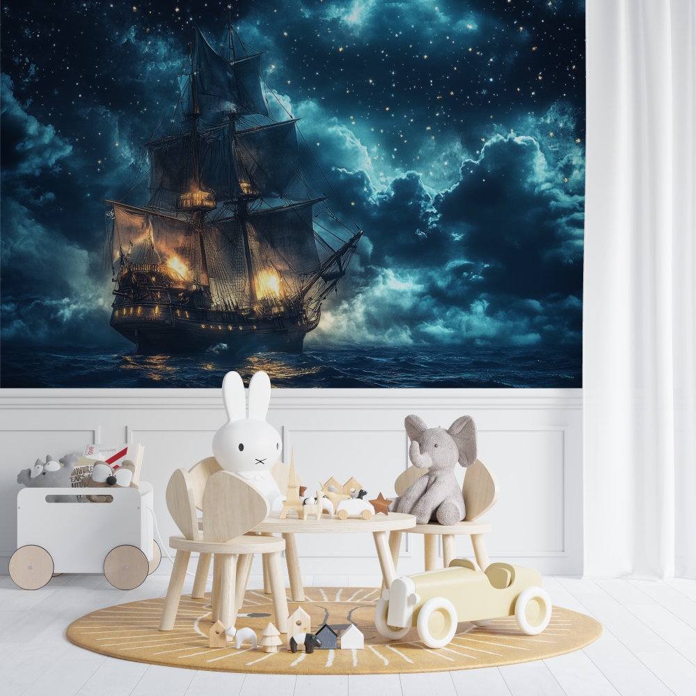 Pirate Ship Wallpaper | Murals Wallpaper