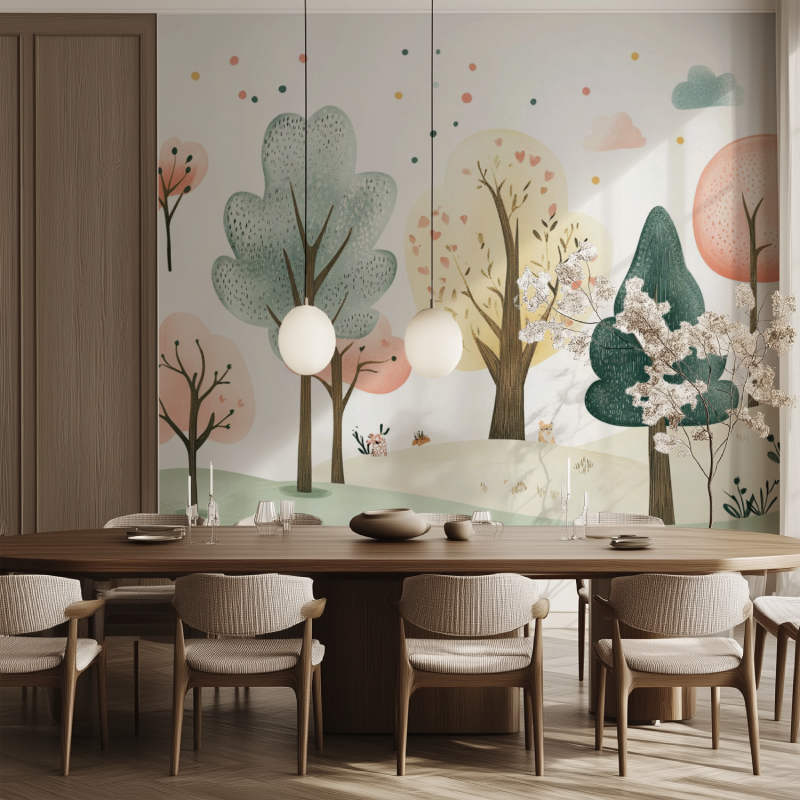 Tree Wallpaper Kids Room | Murals Wallpaper