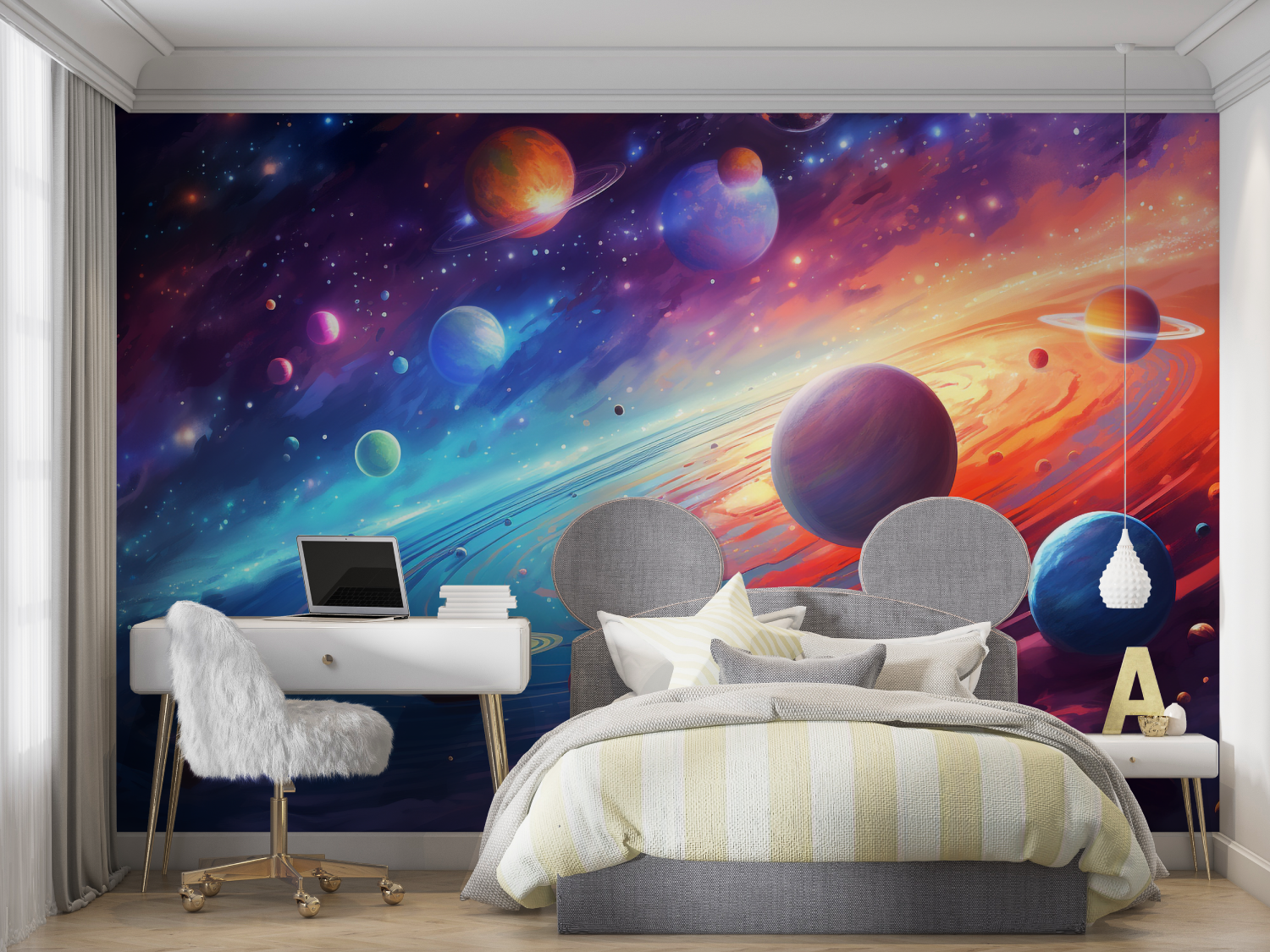 Weltraum-Kindertapete | Wandtapete