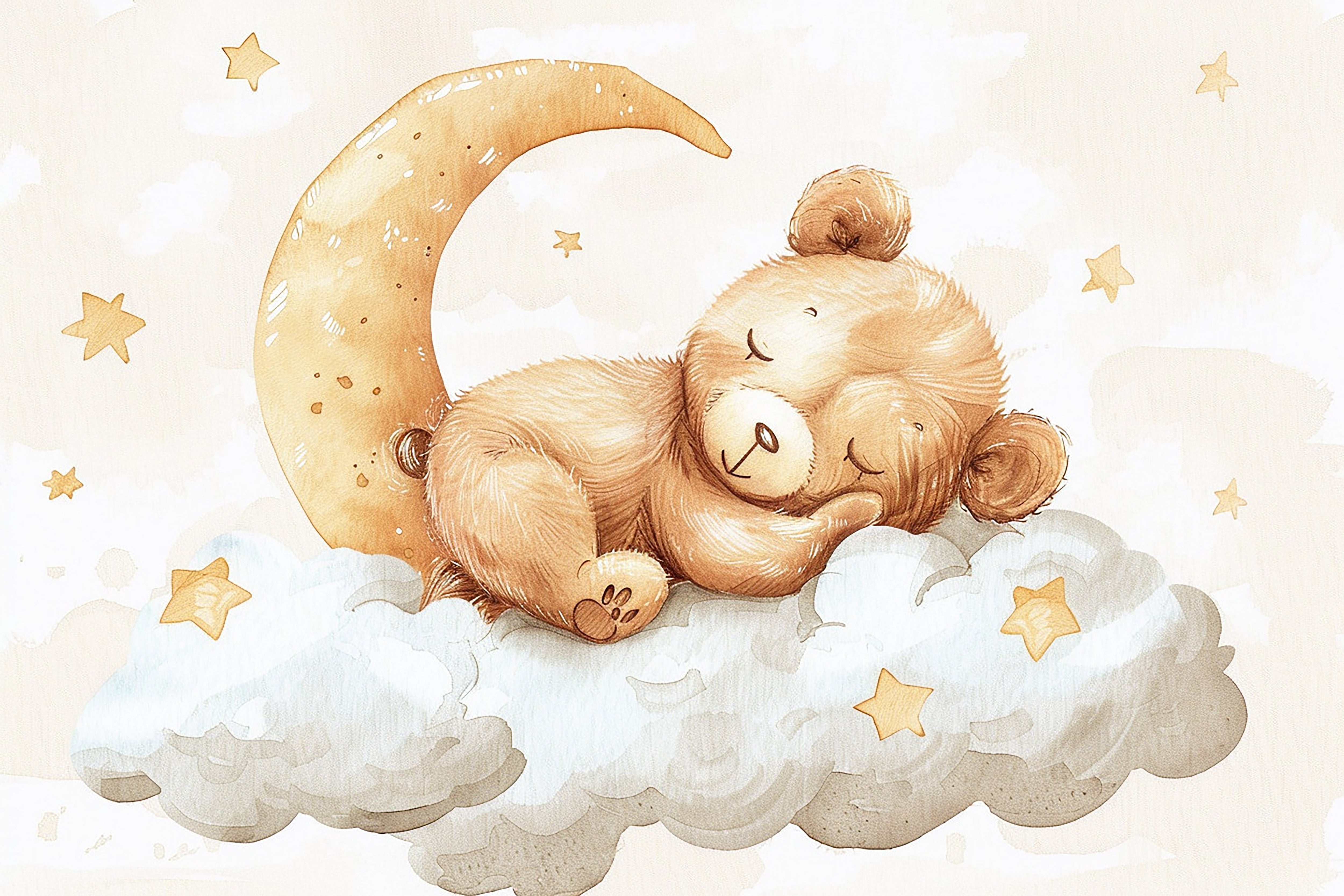 Tapeten-Zimmer für Baby Ourson