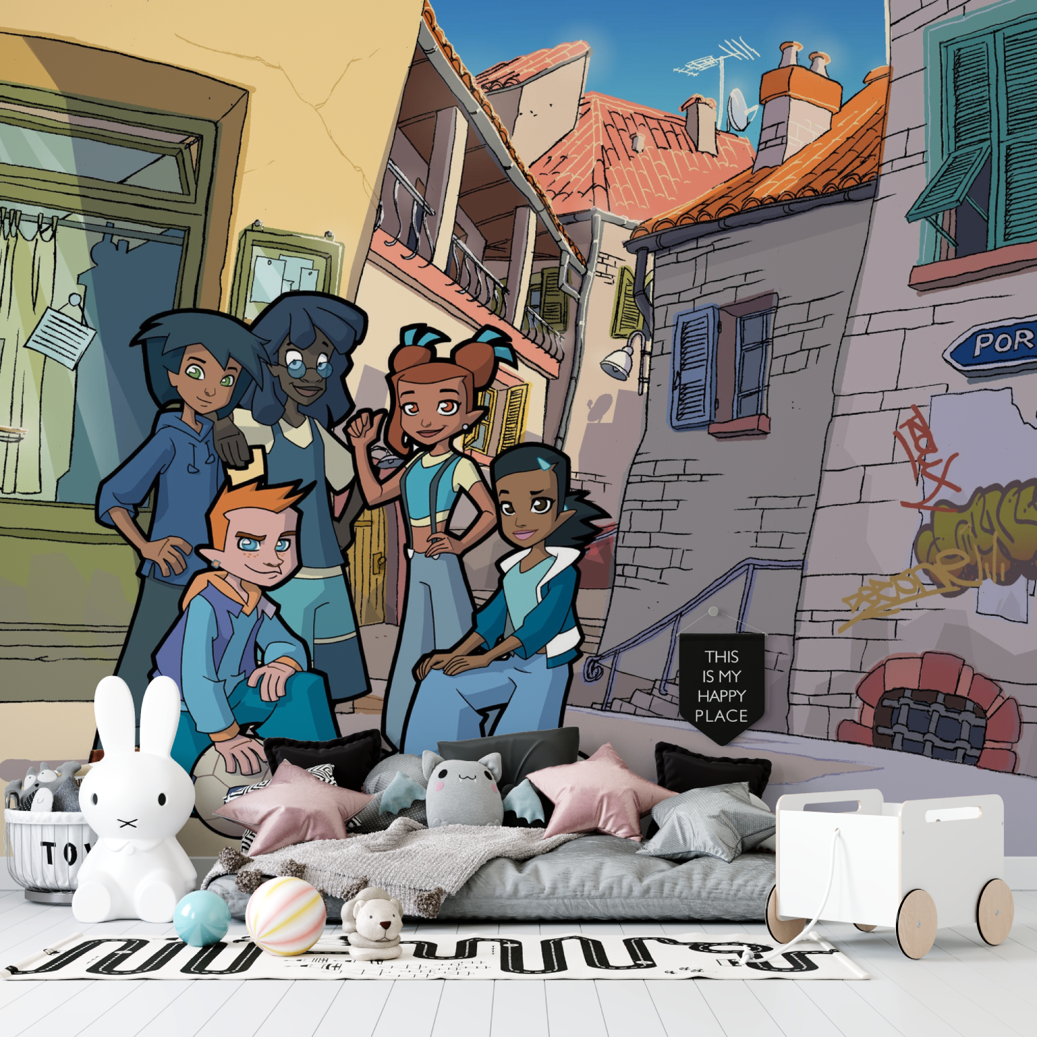 Street Soccer Wallpaper.jpeg | Murals Wallpaper