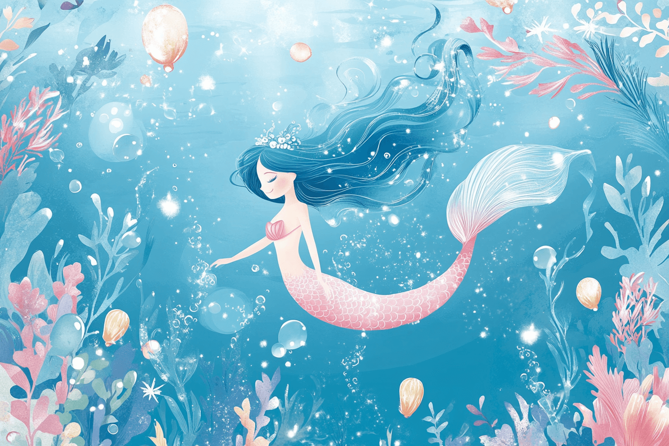 Princess Mermaid Wallpaper | Murals Wallpaper