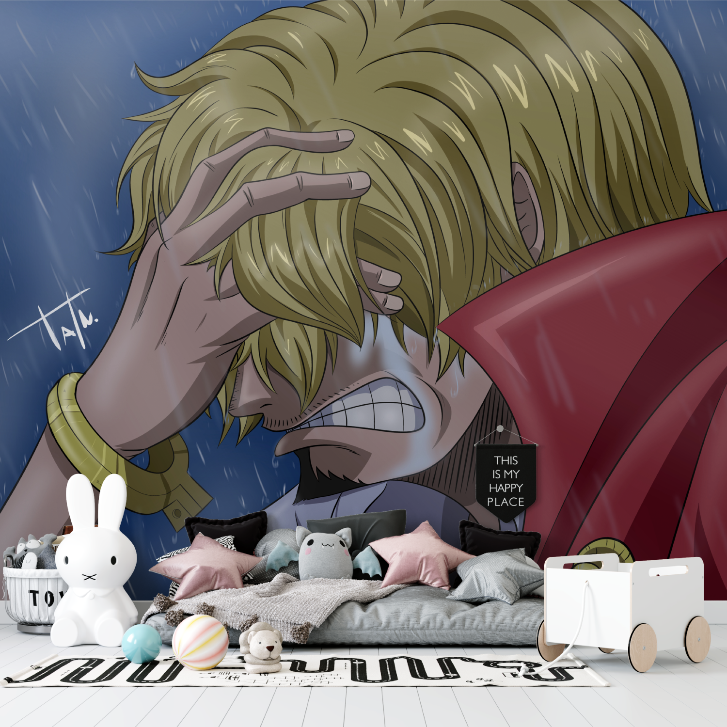 One Piece Whole Cake Wallpaper | Murals Wallpaper