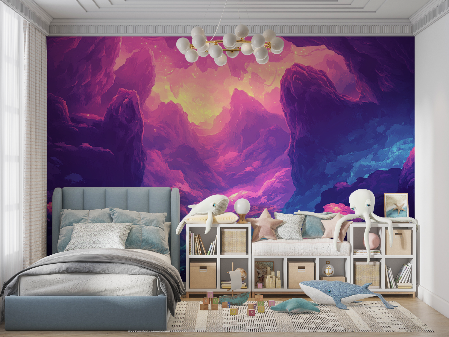 Gamer Wallpaper Immersive Gaming-Dekor | Wandbilder Wallpaper