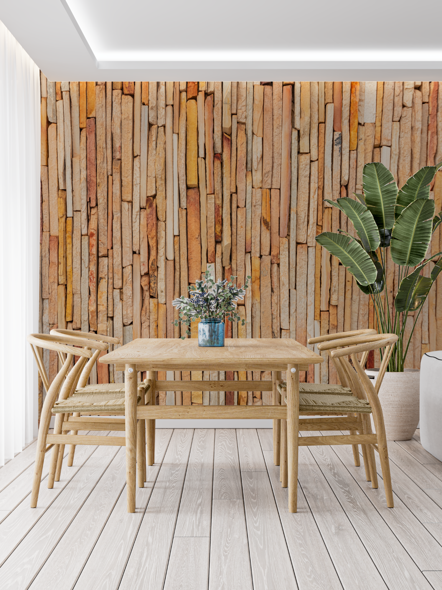 Natural Bamboo Wallpaper | Murals Wallpaper