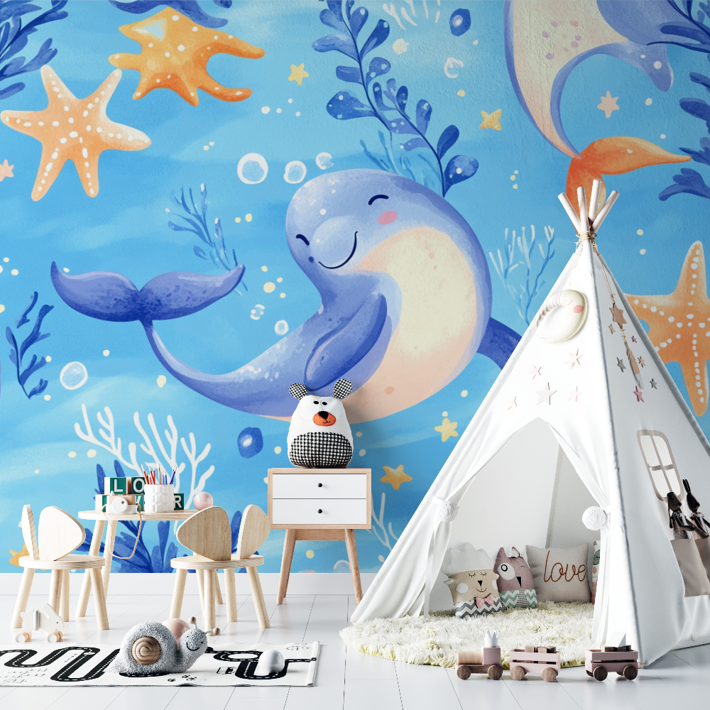 Ocean Theme Wallpaper for Boys or Girls | Murals Wallpaper