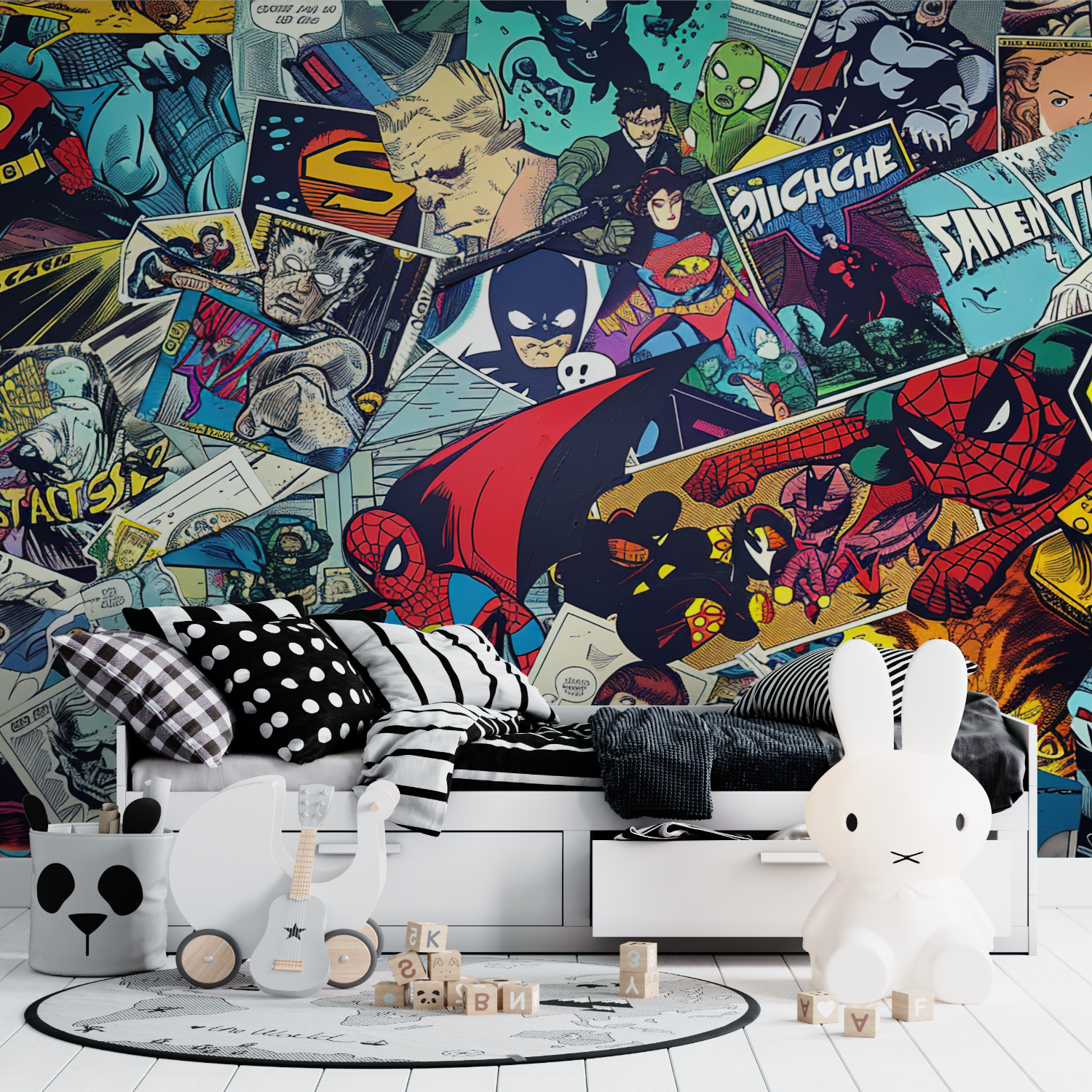 Papier Peint Panoramique Chambre Ado Garçon – Wandteppiche