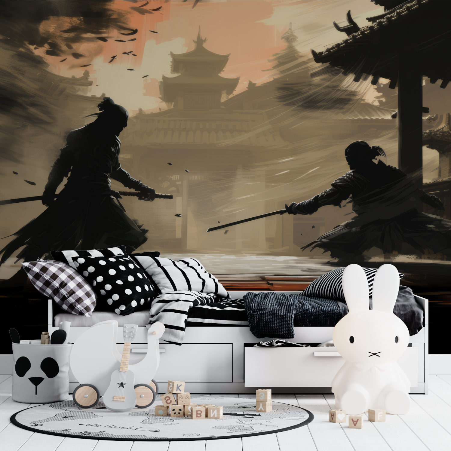 Dark Combat Anime Wallpaper | Murals Wallpaper