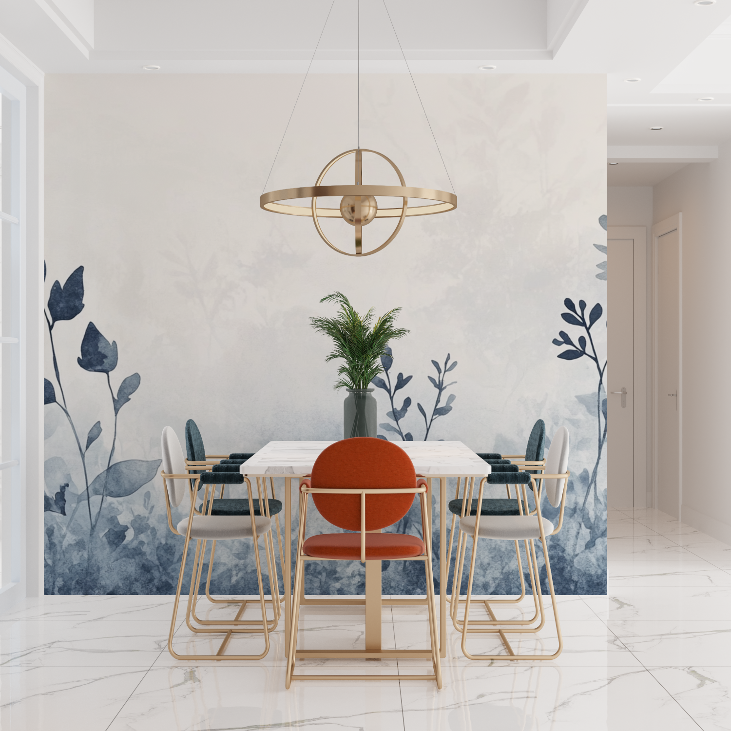 Watercolor Blurred Grass Wallpaper | Murals Wallpaper