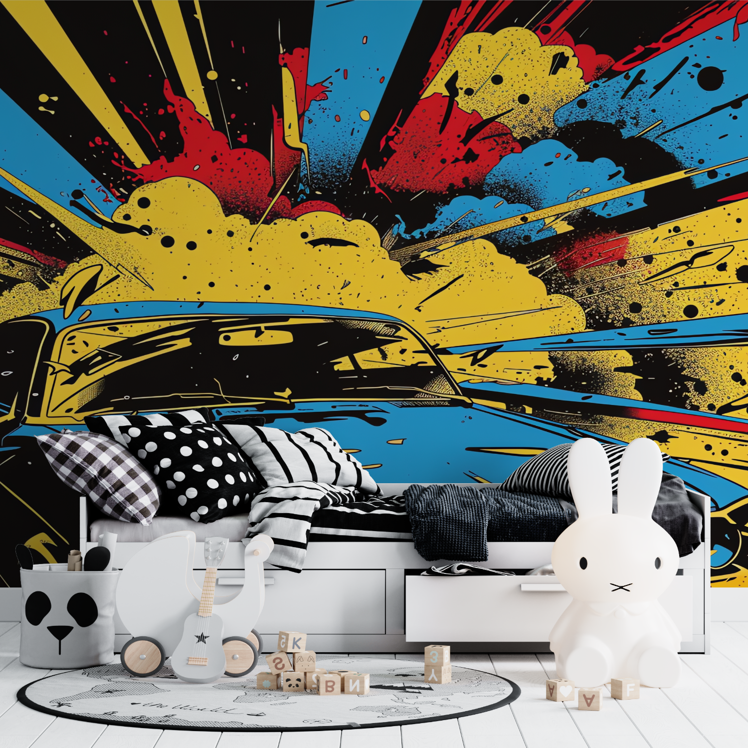 HD Car Graffiti Wallpaper | Murals Wallpaper