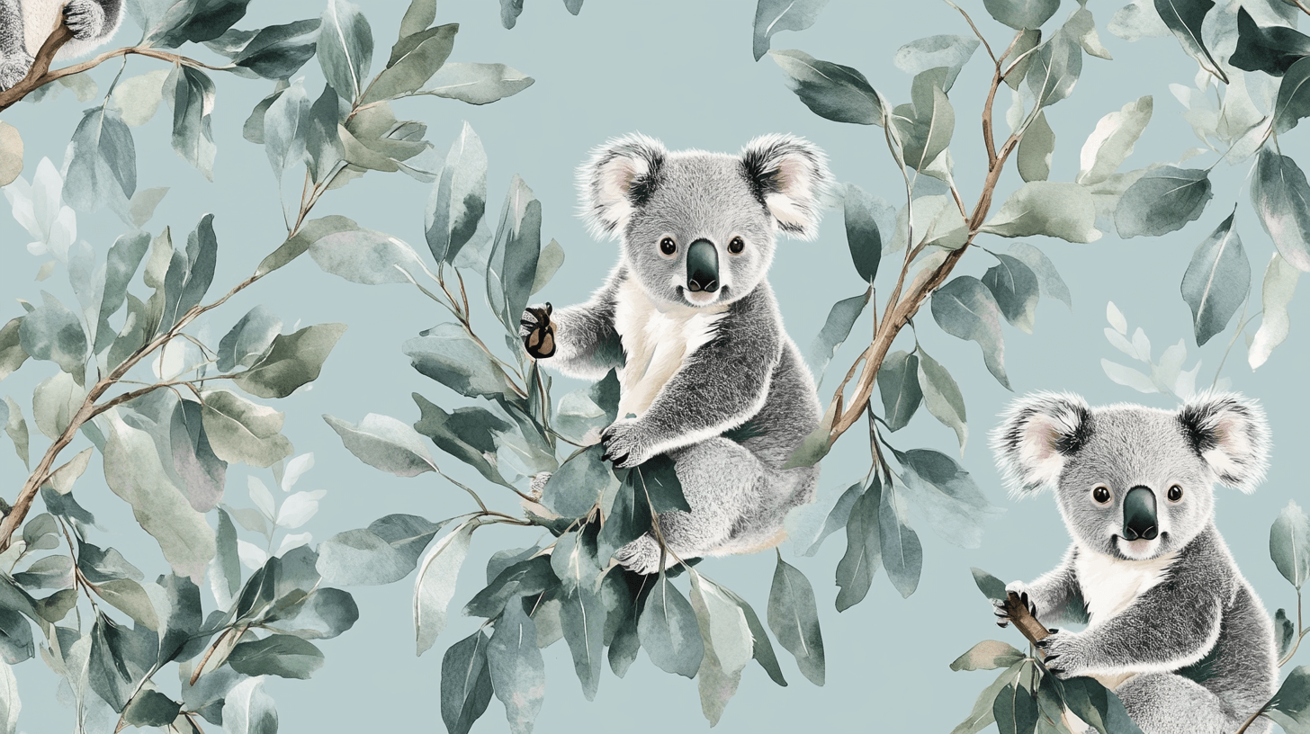 Koala Wallpaper in the Evening Calm | Murals Wallpaper
