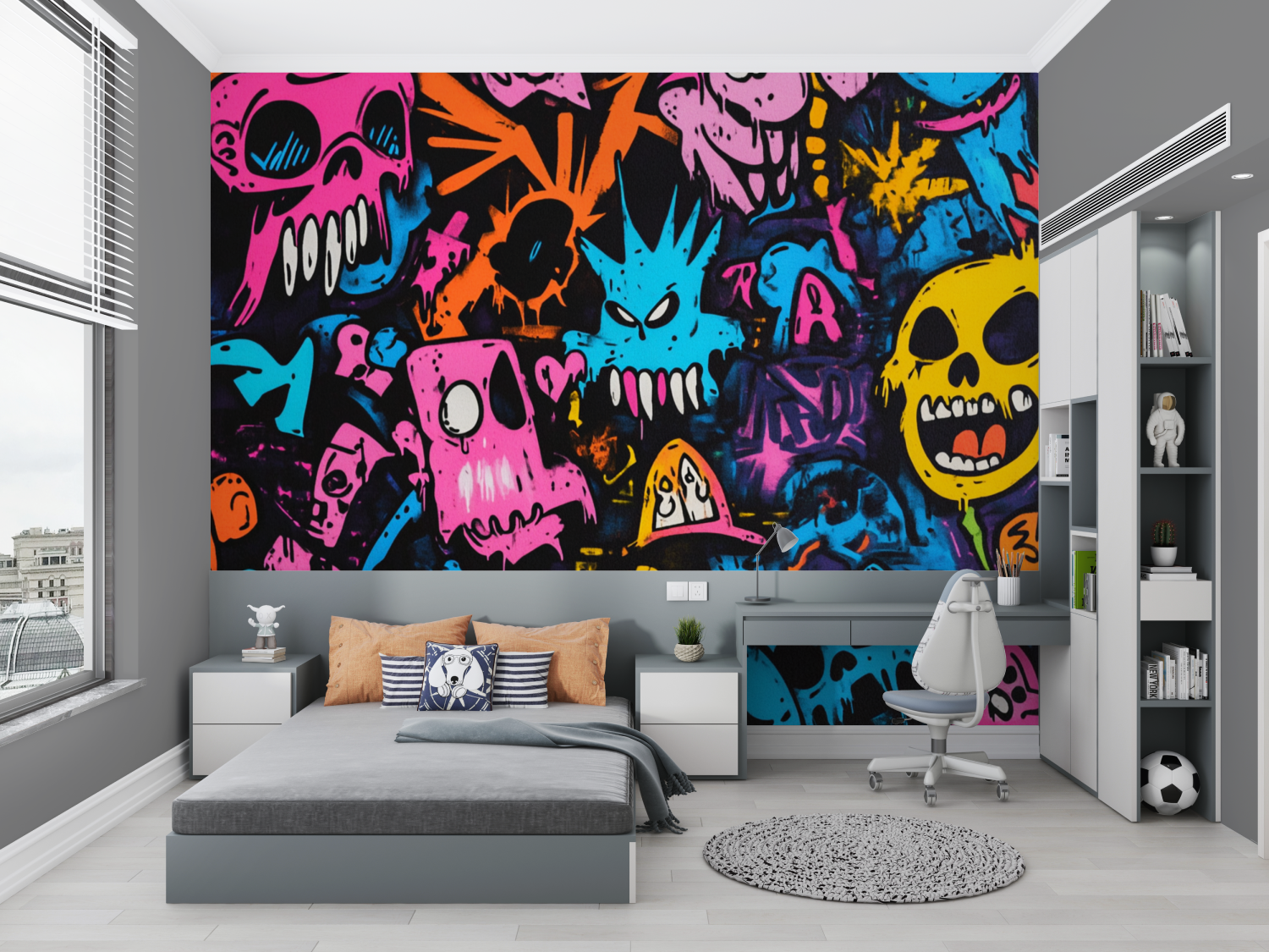 Punkrock-Tapete | Wandbildtapete