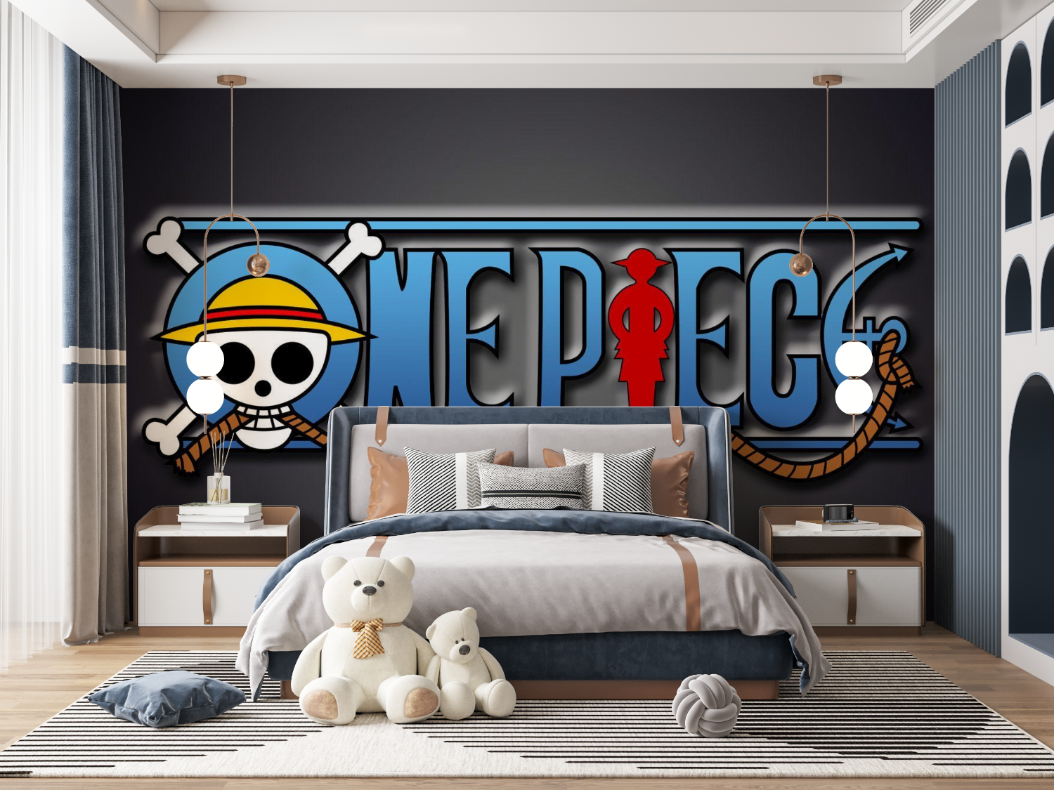 One Piece Logo Wallpaper | Murals Wallpaper