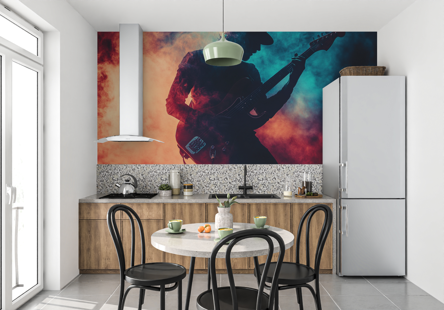 Guitarist Wallpaper Let's Rock | Murals Wallpaper