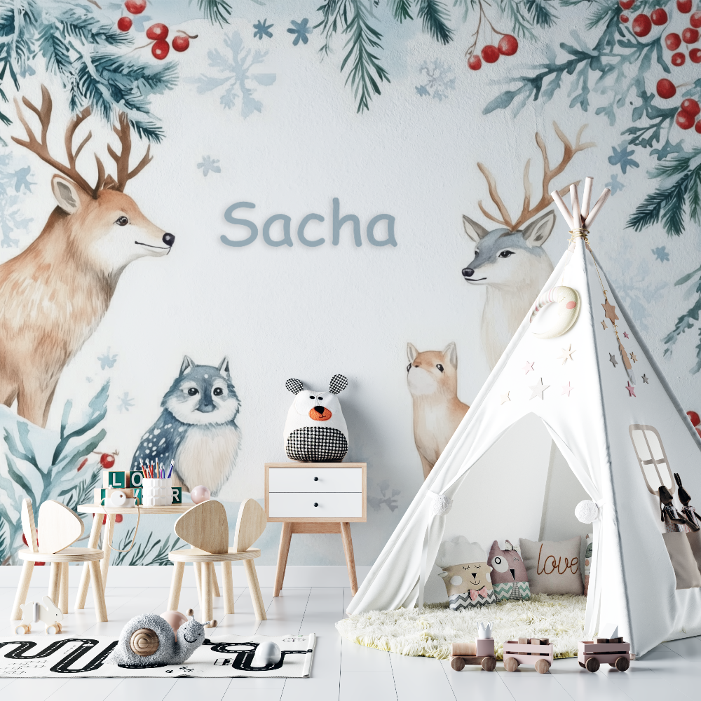 Winter Wood Name Wallpaper | Murals Wallpaper