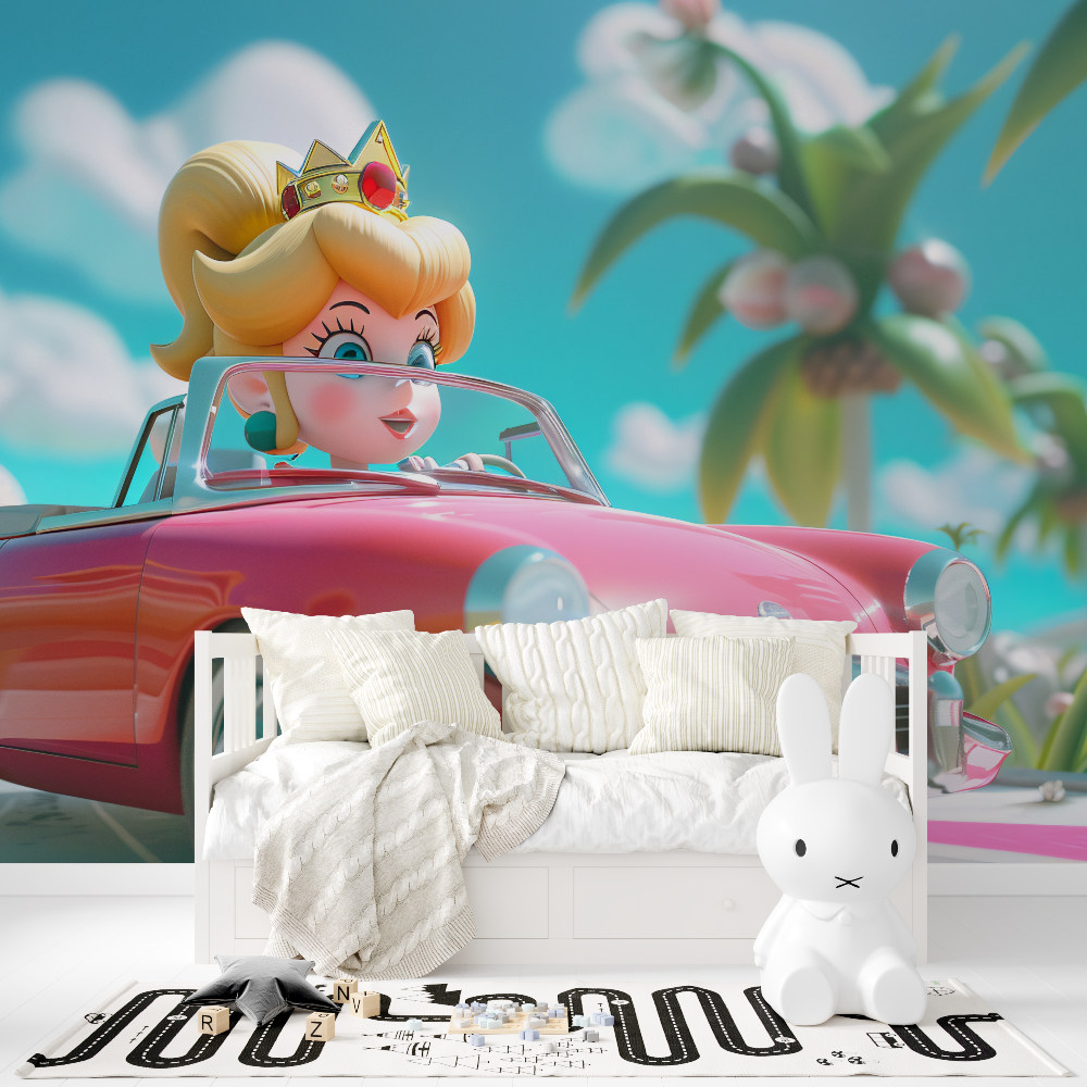 Girl's Car Bedroom Wallpaper | Murals Wallpaper