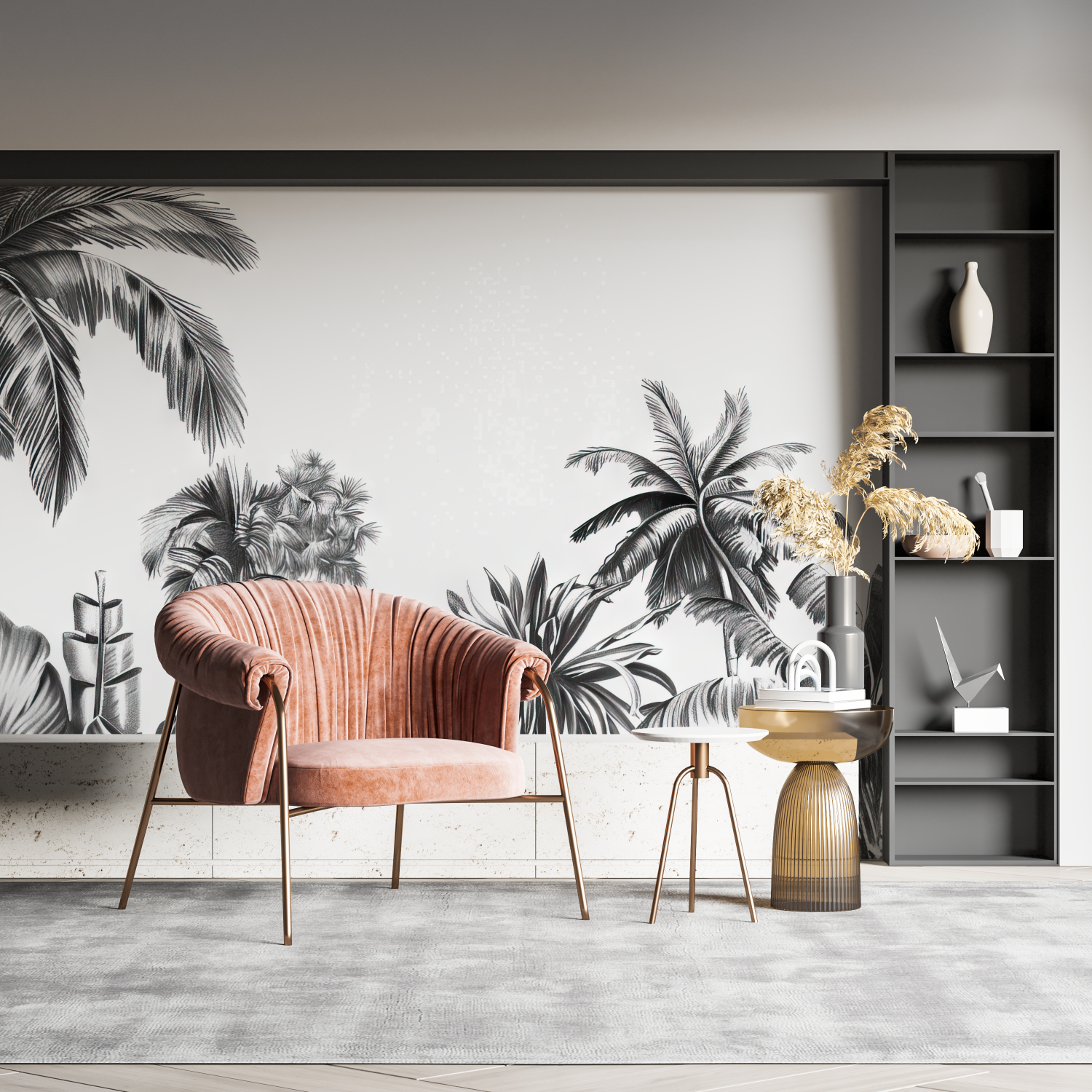 Black Bathroom Wallpaper | Murals Wallpaper