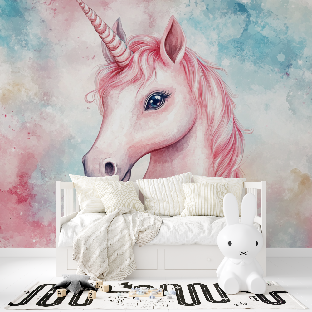3D Unicorn Wallpaper Elegance 3D | Murals Wallpaper