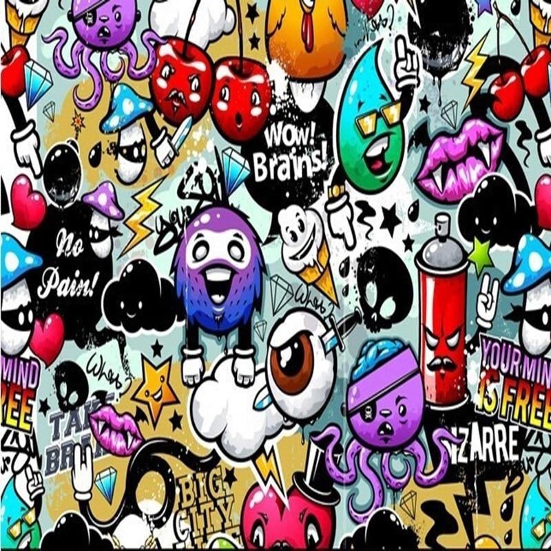 Graffiti Artistic Mural Wallpaper