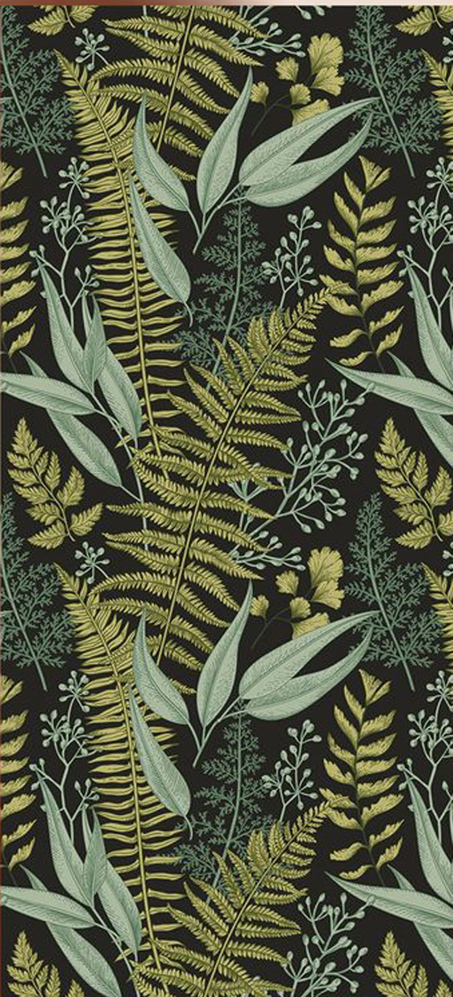 Khaki Leaf Wallpaper | Murals Wallpaper