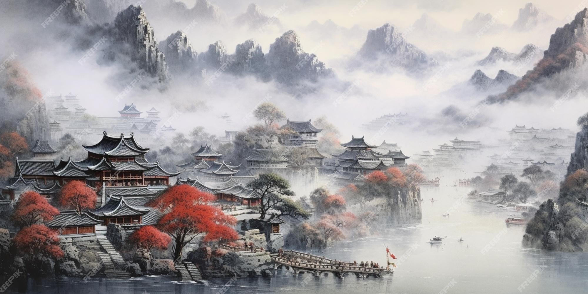 Mural Japanese 3D Wallpaper