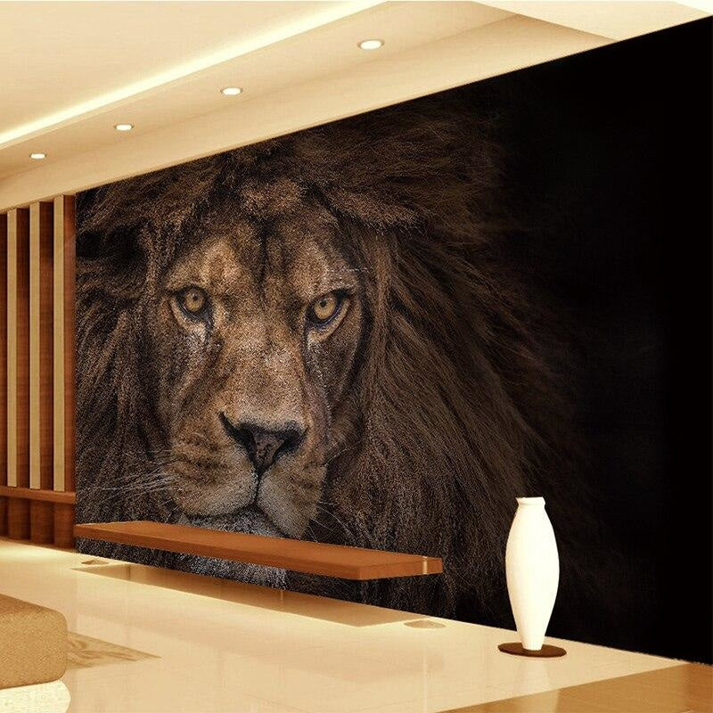 3D Lion Wallpaper | Murals Wallpaper