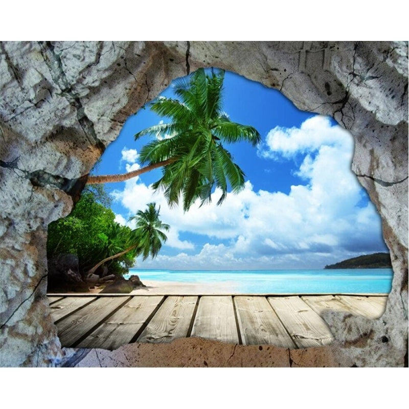 3D Beach Wallpaper | Murals Wallpaper