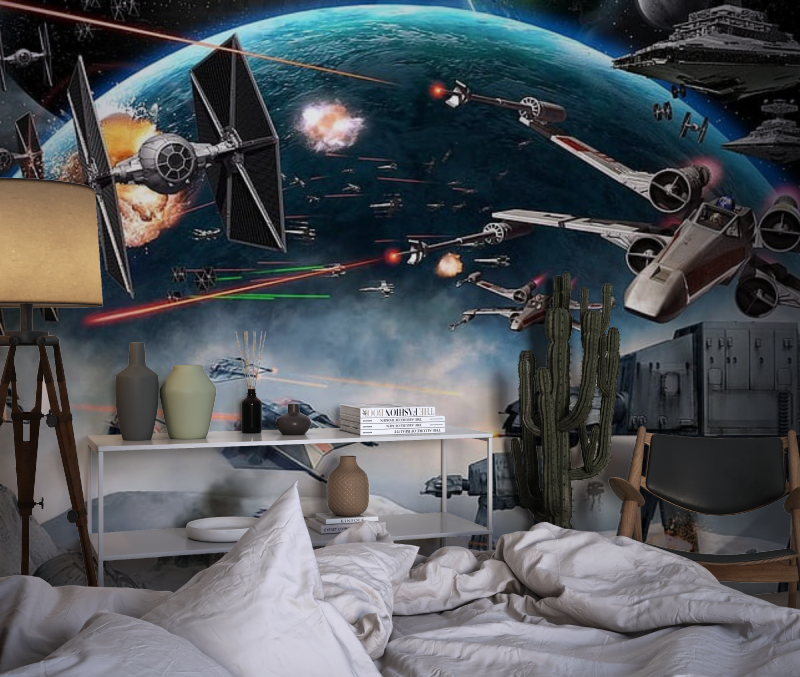 Mural Star Wars 3D Wallpaper