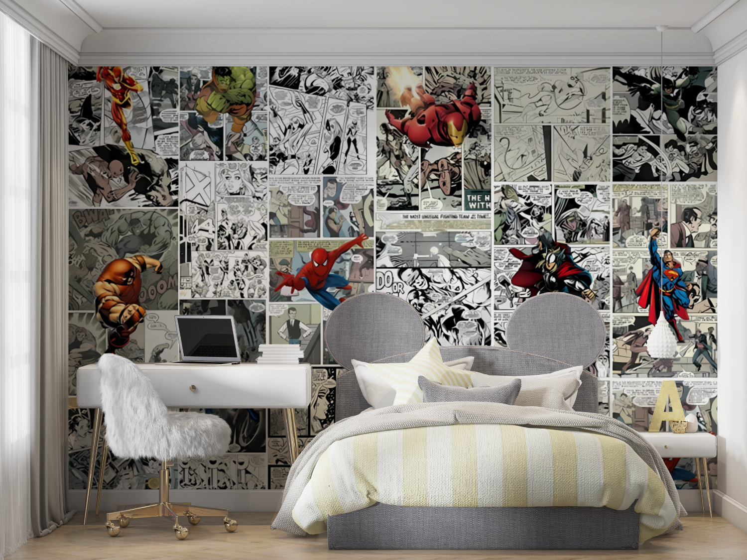 Comic Book Marvel Mural Wallpaper