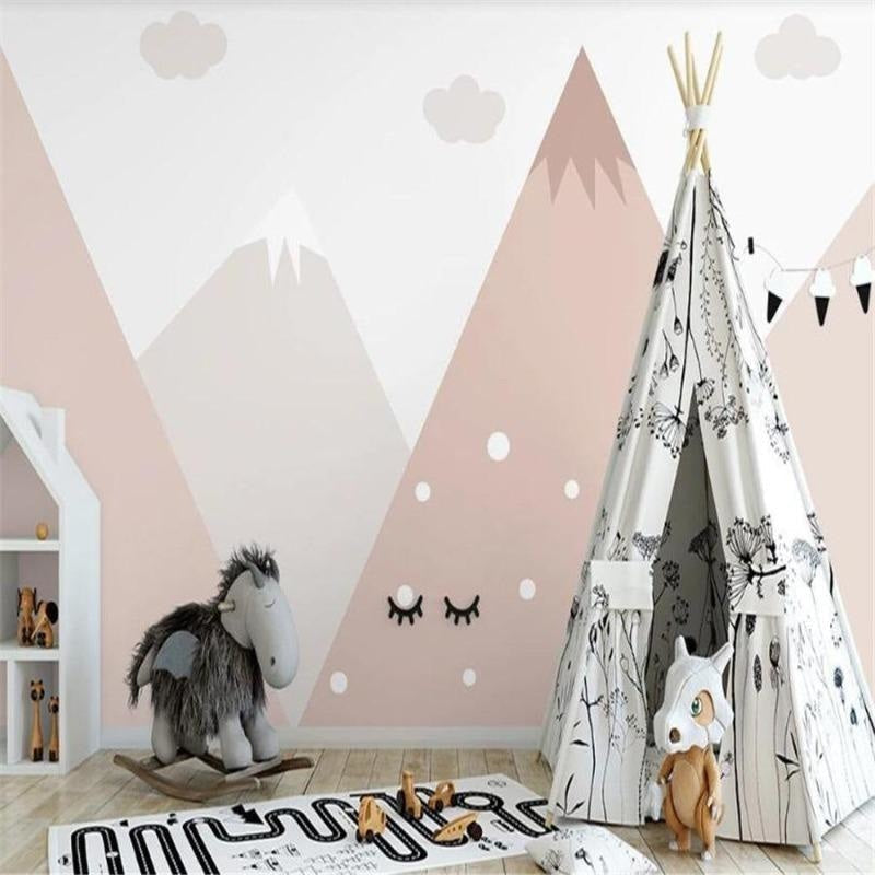 Beige Wallpaper for Baby Room | Murals Wallpaper