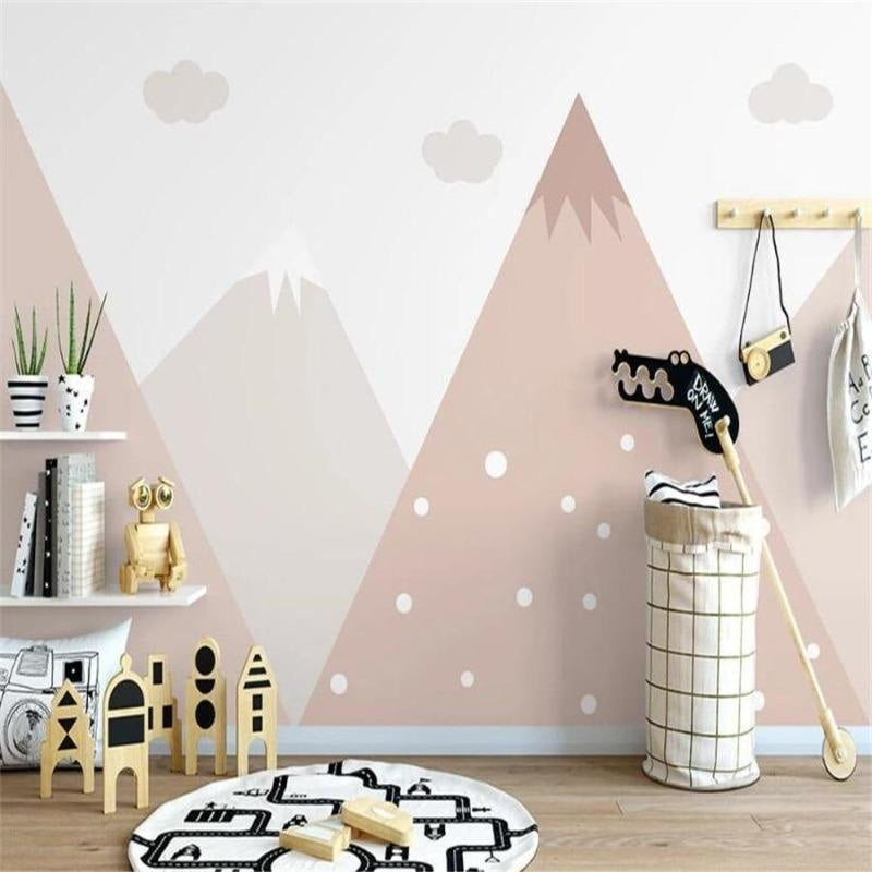 Beige Wallpaper for Baby Room | Murals Wallpaper
