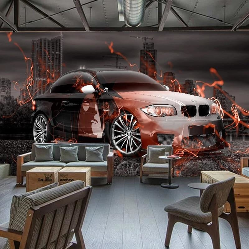 BMW-Hintergrundbild | Wandbild-Hintergrundbild