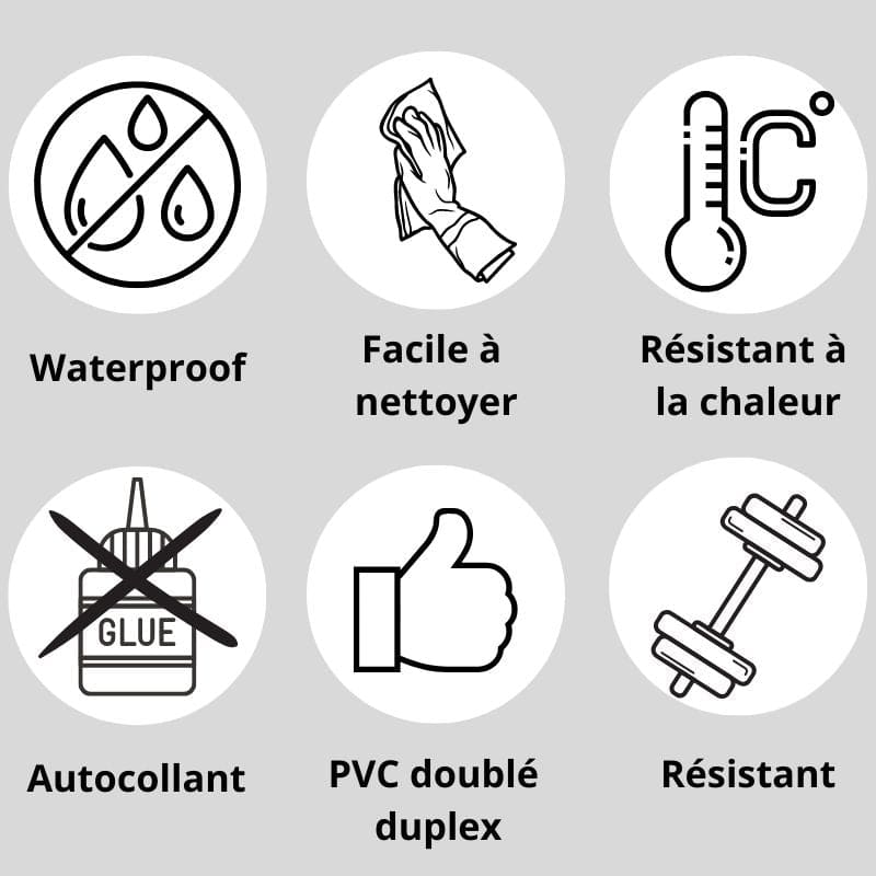 Fliesentapete für die Küche | Wandtapete