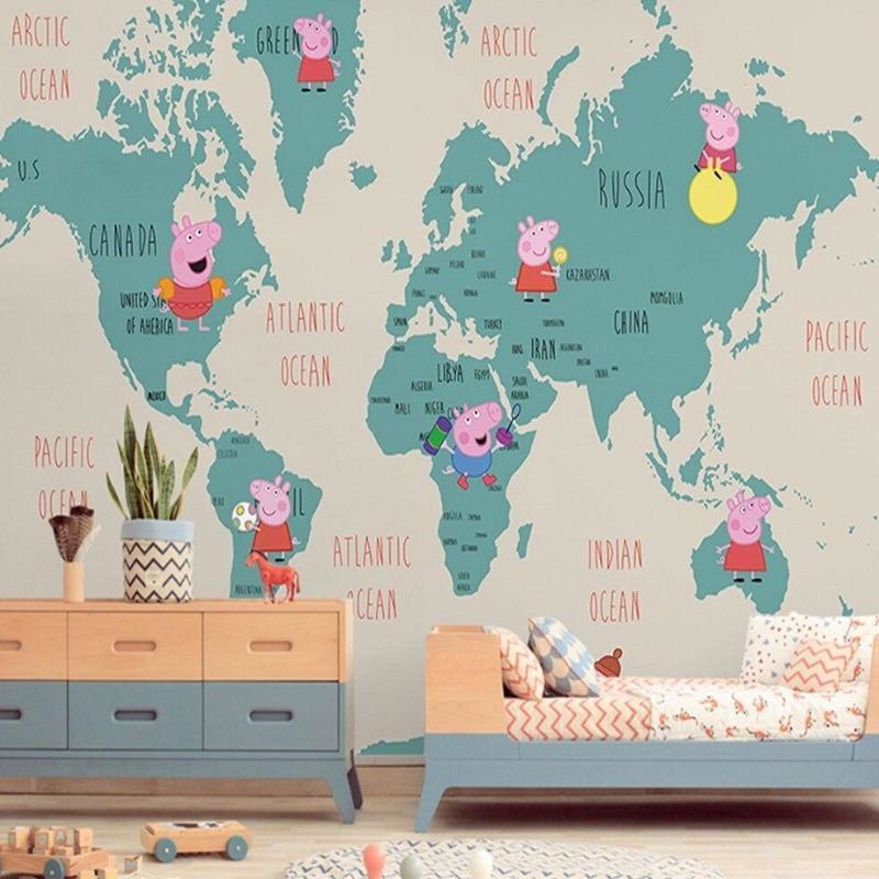 Peppa Pig Tapete Babyzimmerplan | Wandtapete
