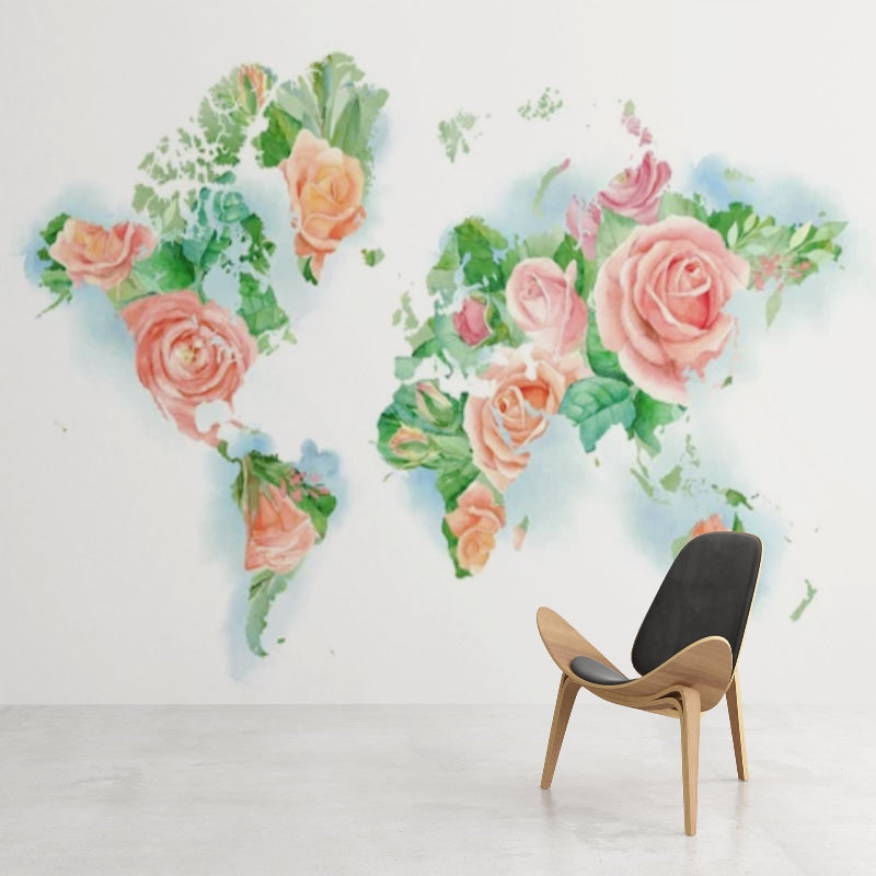 Large World Map Wall Mural Wallpaper | Murals Wallpaper
