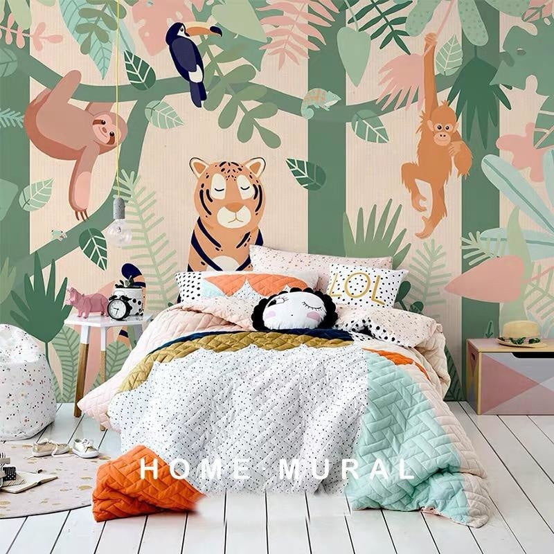Jungle Baby Room Wallpaper | Murals Wallpaper