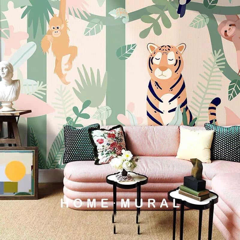 Jungle Baby Room Wallpaper | Murals Wallpaper