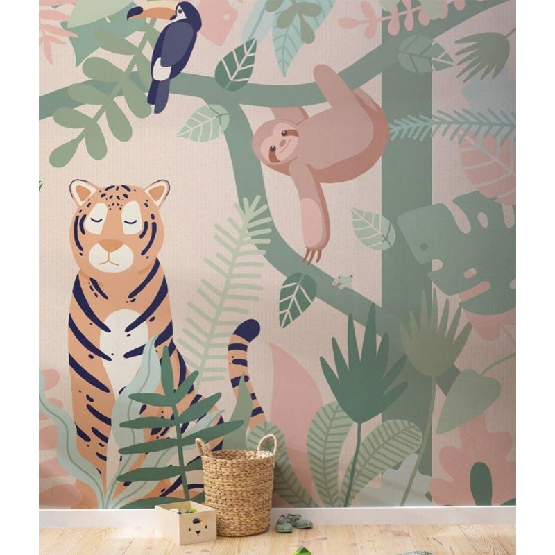 Jungle Baby Room Wallpaper | Murals Wallpaper